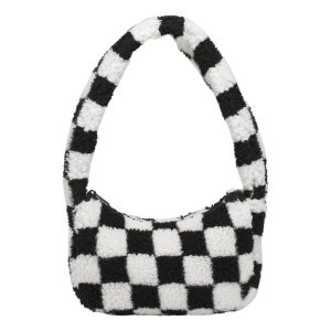 Vans Half Pipe Shoulder Bag 'Black Marshmallow' VN000F5G1KP