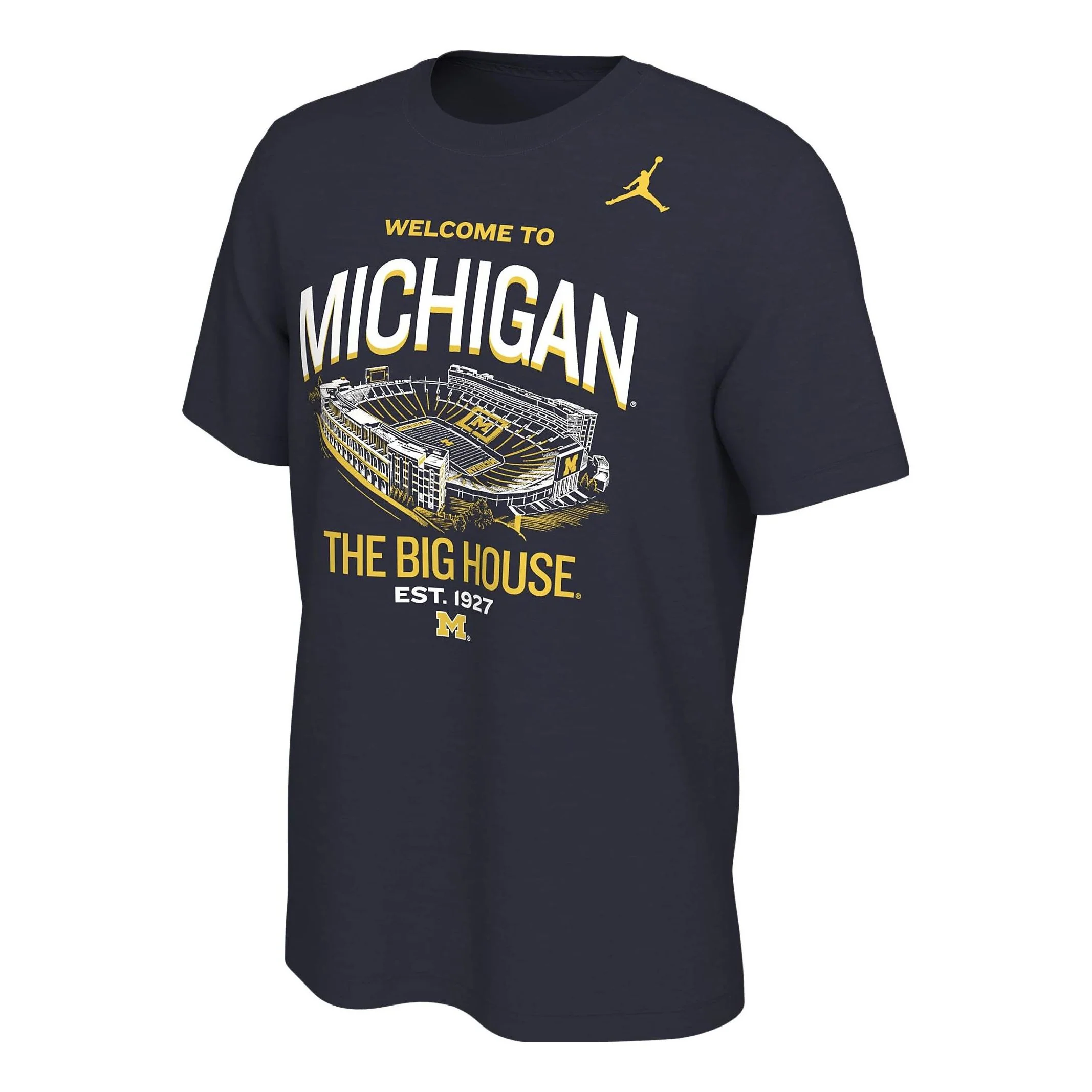 Air Jordan Michigan College Long-Sleeve T-Shirt 'Navy' HF4123-419