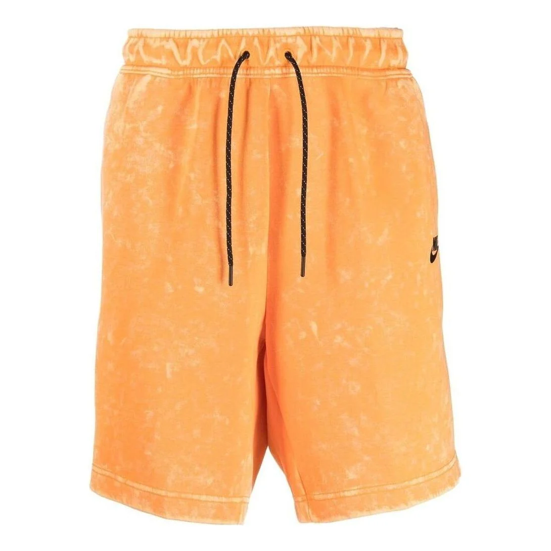Nike Tech Fleece Wash Shorts Orange DM6519-886
