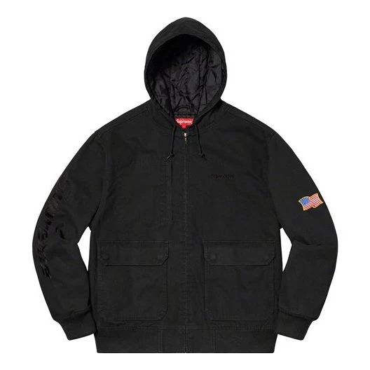 Supreme SS20 Week 2 Canvas Hooded Work Jacket SUP-SS20-385