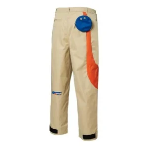 PUMA x Roaringwild Oversized Pants 'Beige Orange Blue' 532592-20