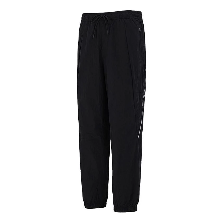 adidas Athleisure Casual Sports Breathable Running Long Pants Black H39252
