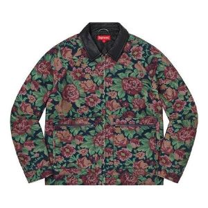 Supreme FW20 Week 9 Leather Collar Work Jacket 'Multicolor' SUP-FW20-228