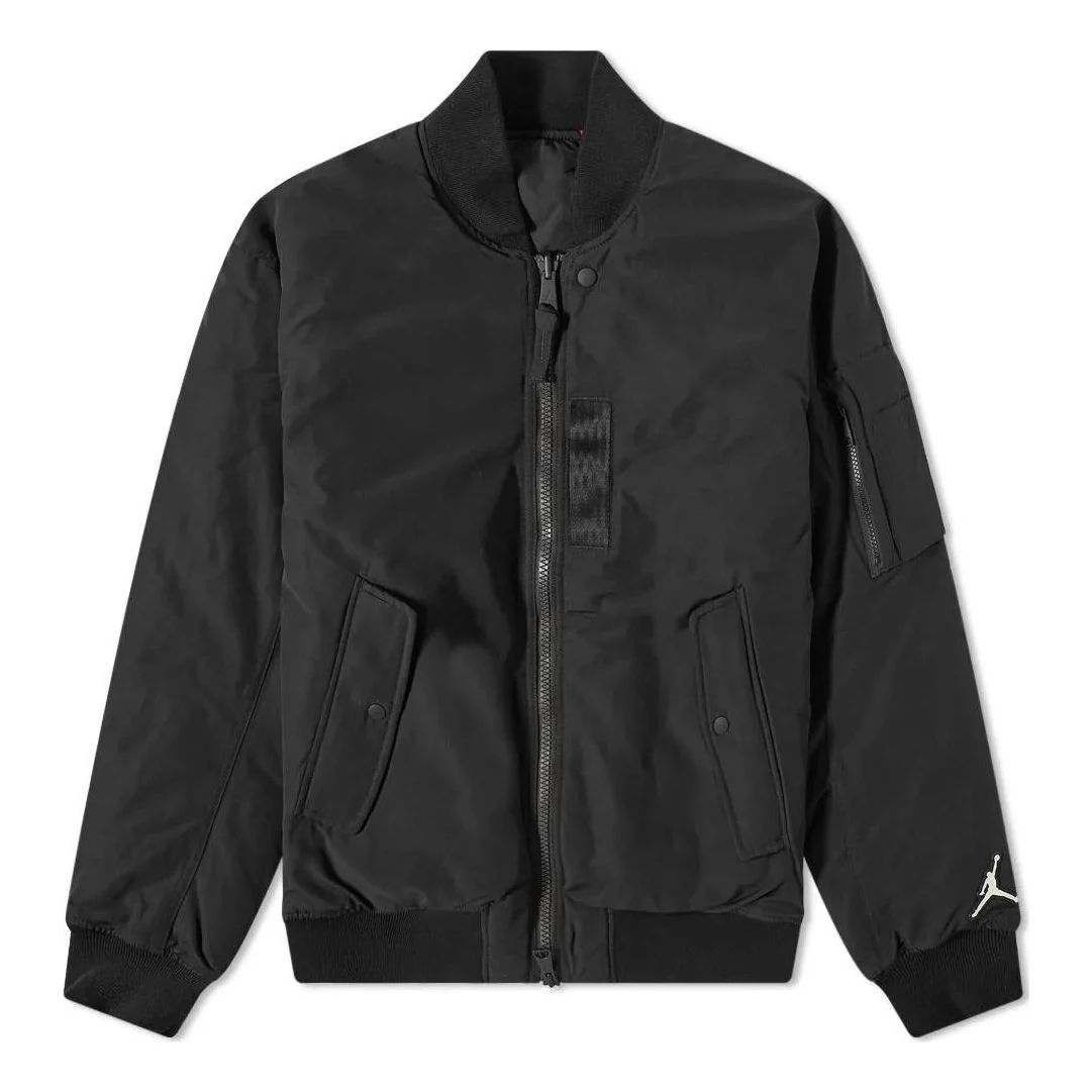Air Jordan Button Zipper Jacket Men's Black DA9796-010