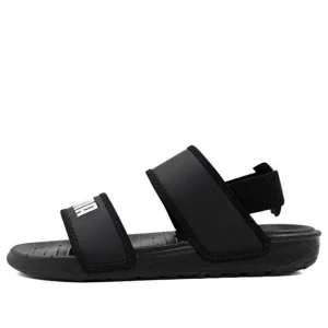 (PS) PUMA Soft Sandal 'Black White' 375695-01