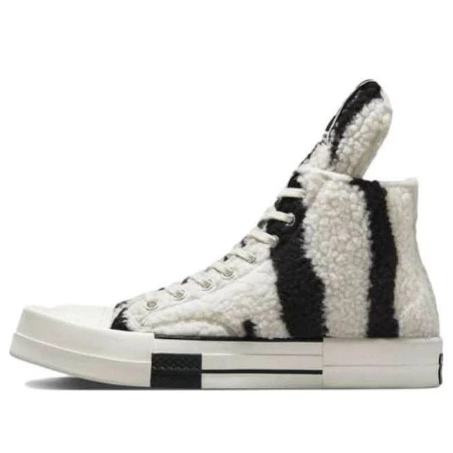 Converse Rick Owens x DRKSHDW TURBODRK Chuck 70 Hi 'Zebra' A03943C