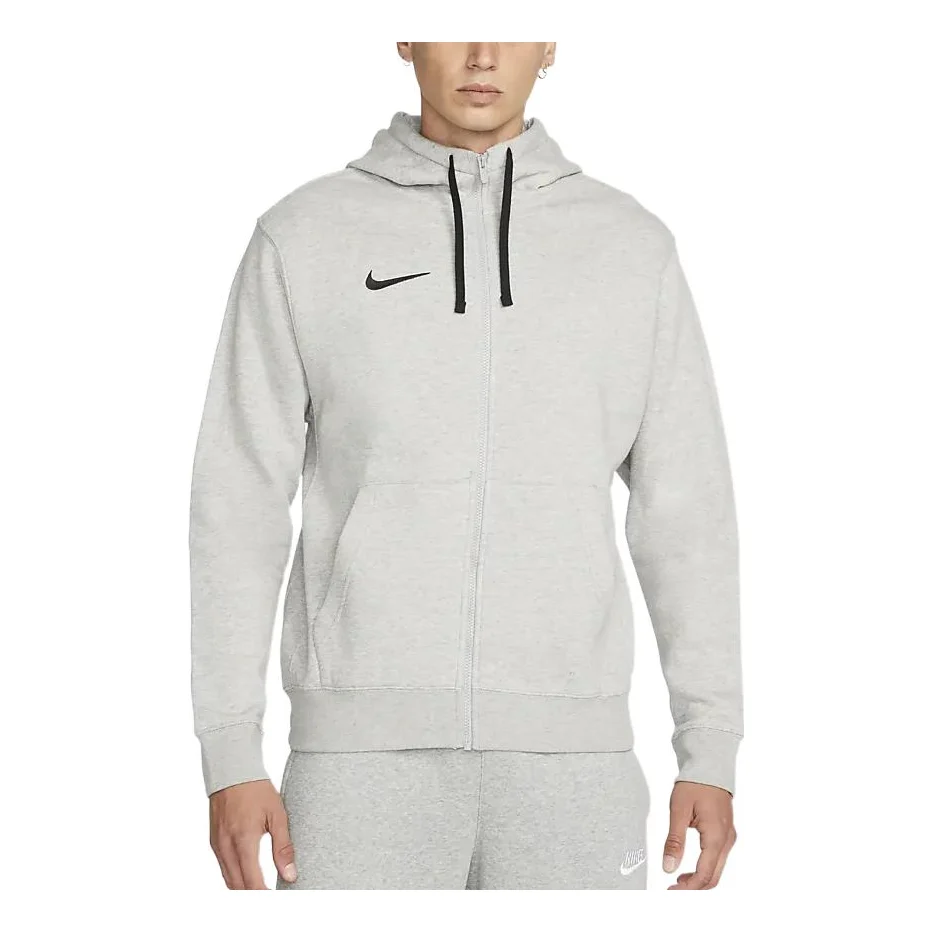 Nike Park Fleece Full-Zip Soccer Hoodie 'Grey' CW6887-063
