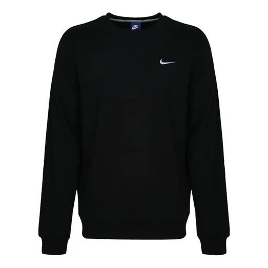 Nike Club Ft Round Neck Pullover french terry Black AA3178-010