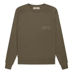 Fear of God Essentials FW22 Crewneck 'Wood' FOG-FW22-407