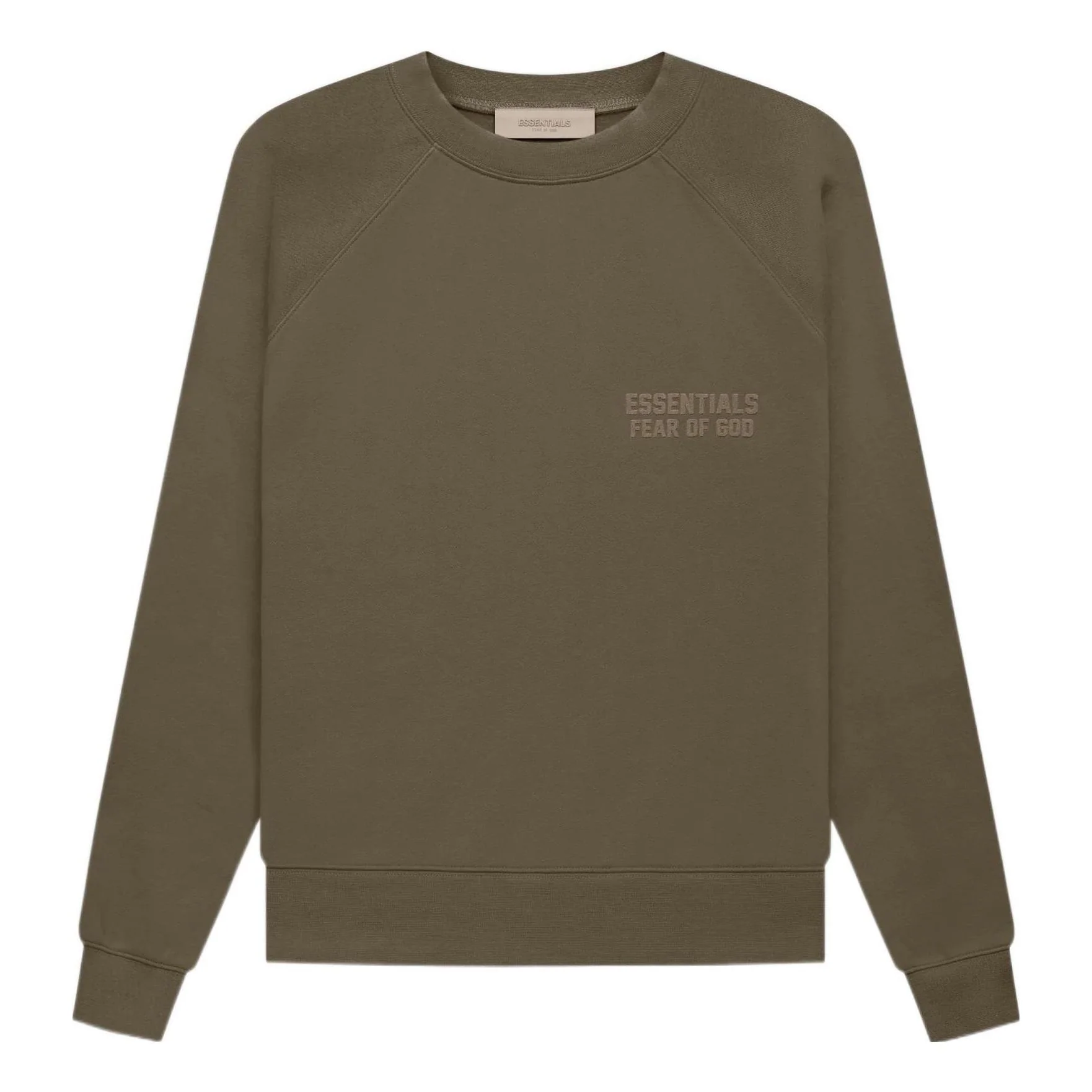 Fear of God Essentials FW22 Crewneck 'Wood' FOG-FW22-407