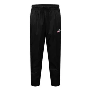 Nike Sportswear Windrunner elastic Drawstring Sports Long Pants 'Black' CQ8917-010