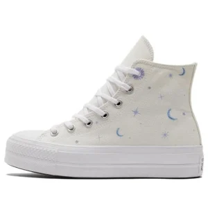 (WMNS) Converse Chuck Taylor All Star Lift 'Cream Purple' A02895C