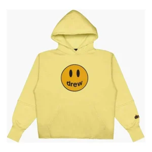 Drew House Mascot Oversized Hoodie 'Light Yellow' DR-SS21-114