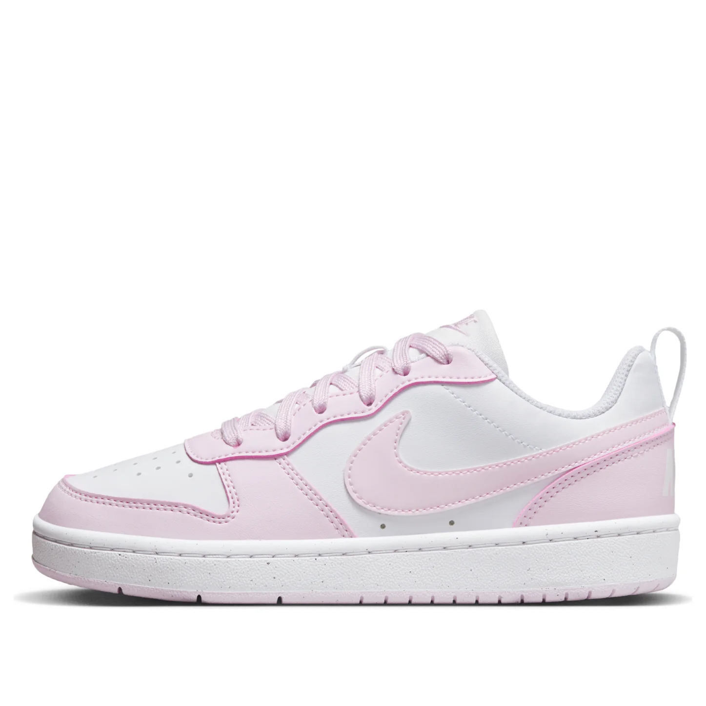 (GS) Nike Court Borough Low Recraft 'White Pink Foam' DV5456-105