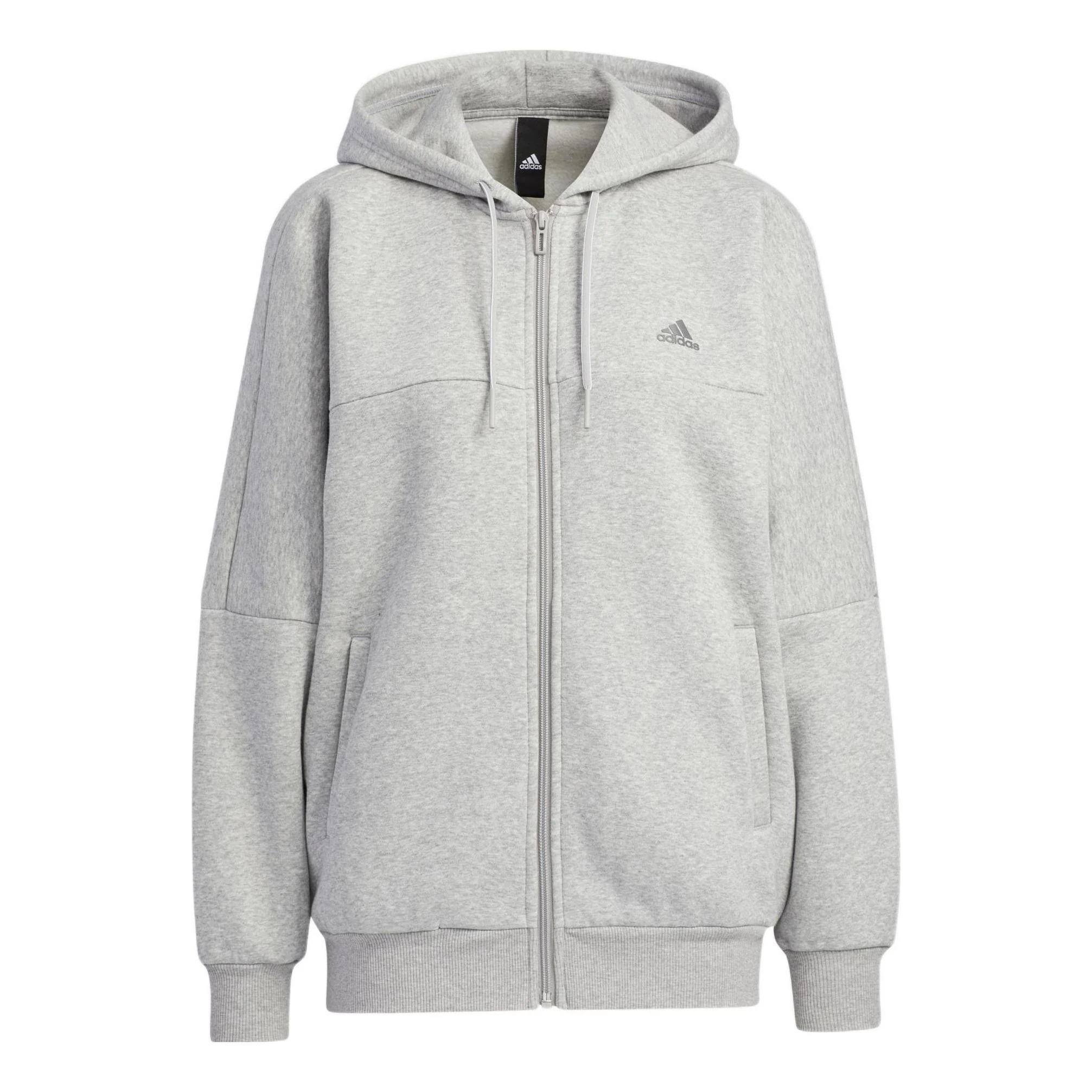 (WMNS) adidas Word Fleece Hoodie Asia Sizing 'Grey' HM2813