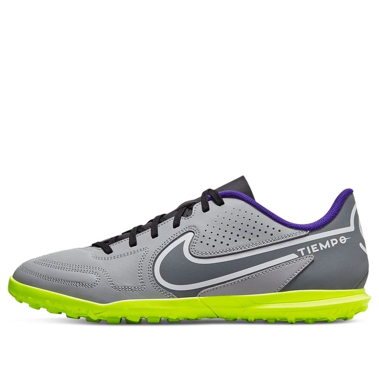 Nike Tiempo Legend 9 Club TF 'Light Smoke Grey Volt' DA1193-017