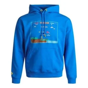 Converse Video Game Graphic Hoodie Asia Sizing 'Blue' 10022413-A02