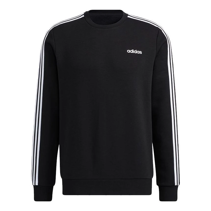 Men's adidas neo Ce 3S Swt Sports Round Neck Pullover Black H14208