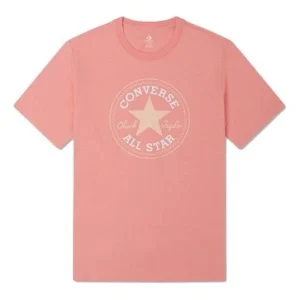 Converse Go-To Chuck Taylor All Star Patch Standard Fit T-Shirt Asia Sizing 'Pink' 10025459-A12