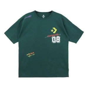 Converse Put-a-Smile-On-Your-Face Logo T-Shirt Asia Sizing 'Green' 10024879-A03