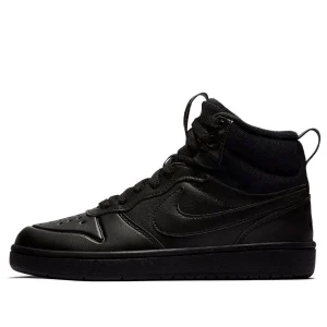 (GS) Nike Court Borough Mid 2 'Black' BQ5440-001