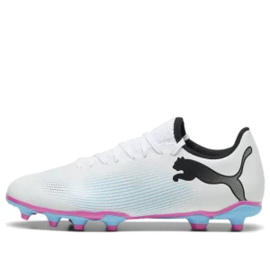 PUMA Future 7 Play FG/AG 'White Black Pink' 107723-01
