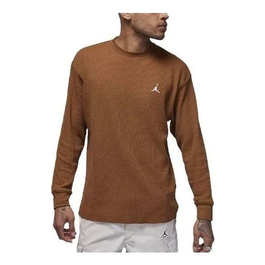Air Jordan Essentials Waffle Knit Top 'Brown' FD7461-281
