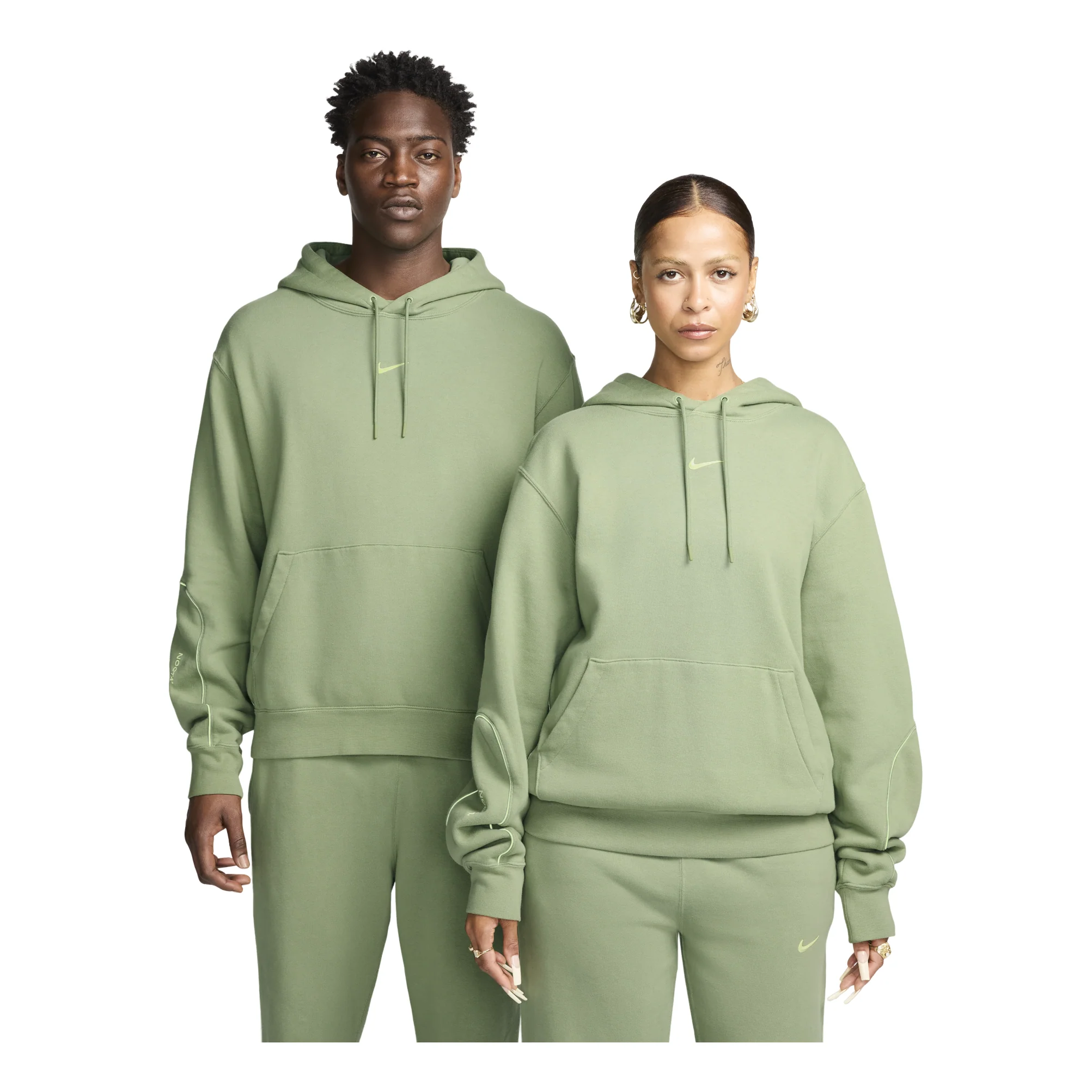 Nike x NOCTA Drake Cardinal Stock Fleece Hoodie 'Oil Green' FN7660-386