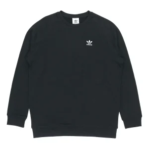 adidas originals Crew Basic Round Neck Pullover 'Black' DV1600