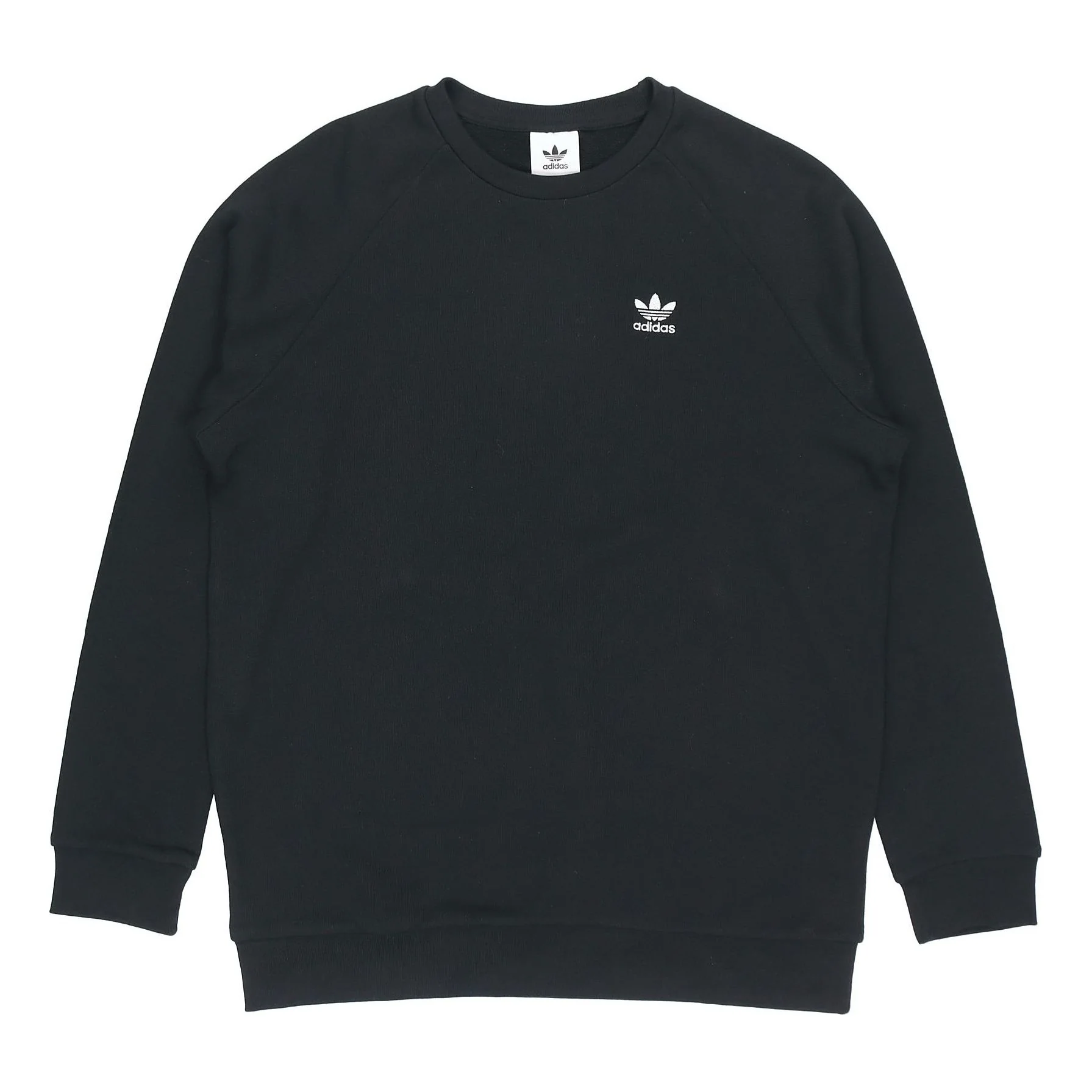 adidas originals Crew Basic Round Neck Pullover 'Black' DV1600