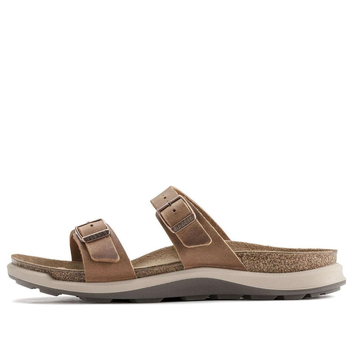 (WMNS) Birkenstock Sierra Waxy Leather Narrow Fit Sandals 'Ginger Brown' 1022272