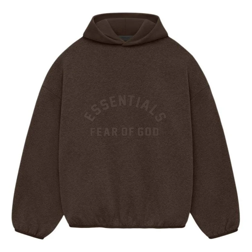 Fear of God Essentials Nylon Fleece Hoodie 'Heather Wood' 202SU244312F