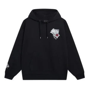 Li-Ning Skateboarding Millionaire Graphic Hoodie 'Black' AWDT223-3