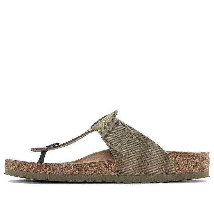 Birkenstock Medina Vegan Textile Narrow Fit Sandals 'Faded Khaki' 1024629