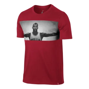Air Jordan Sportswear Wings Athletic Casual T-Shirt 'Red' 862431-687