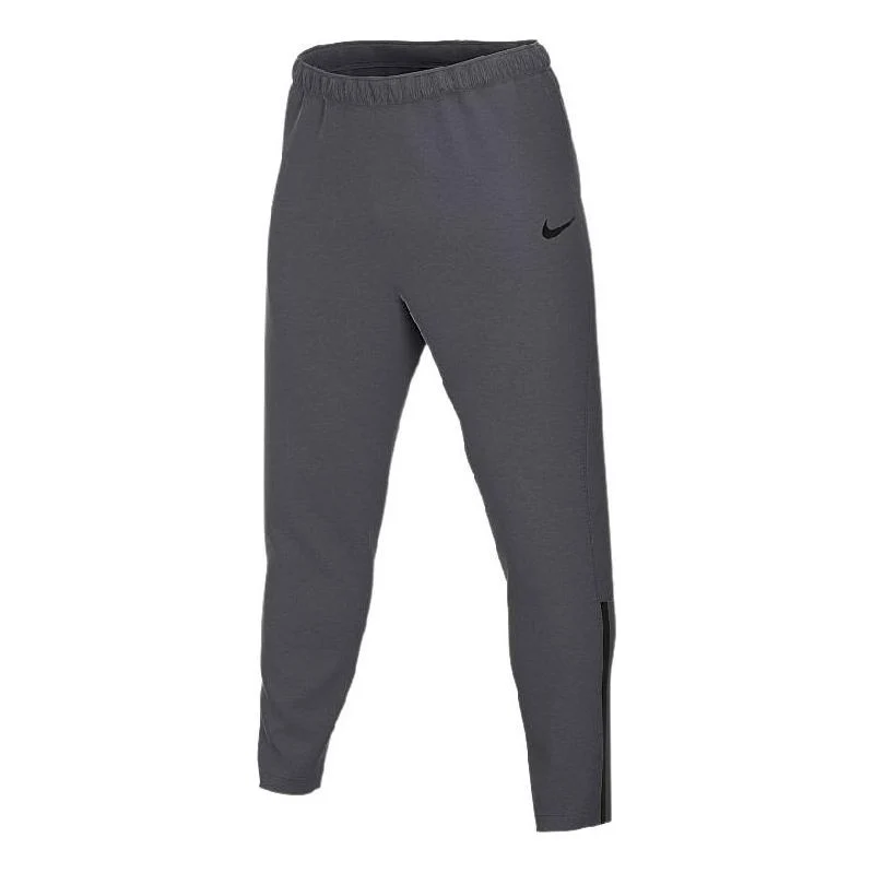 Men's Nike Solid Color Logo Lacing Sports Pants/Trousers/Joggers Gray CZ4357-060
