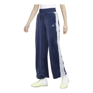 (WMNS) Air Jordan Flight Velour Pant 'Blue' DV1405-410