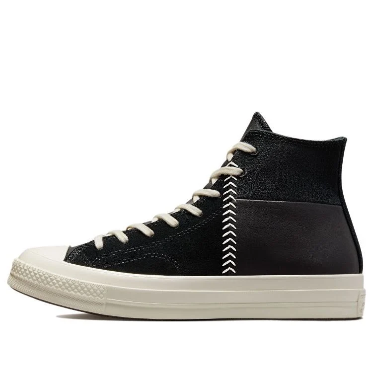 Converse Chuck 70 Crafted Leather Hi 'Black Egret' 173131C