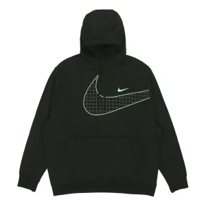 Men's Nike Large Logo Printing Sports Knit Black DO6936-010