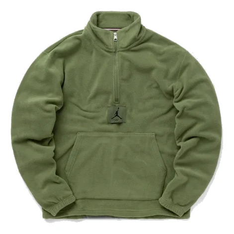 Air Jordan Essentials Winterized Fleece Half-Zip 'Sky J LT Olive' FD7864-340