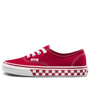 Vans Authentic Low Tops Skateboarding Shoes Unisex Red VN0A38EMT1E