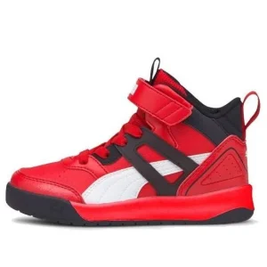 (PS) PUMA Backcourt Mid Ac Slip On 'Red Black White' 374410-05
