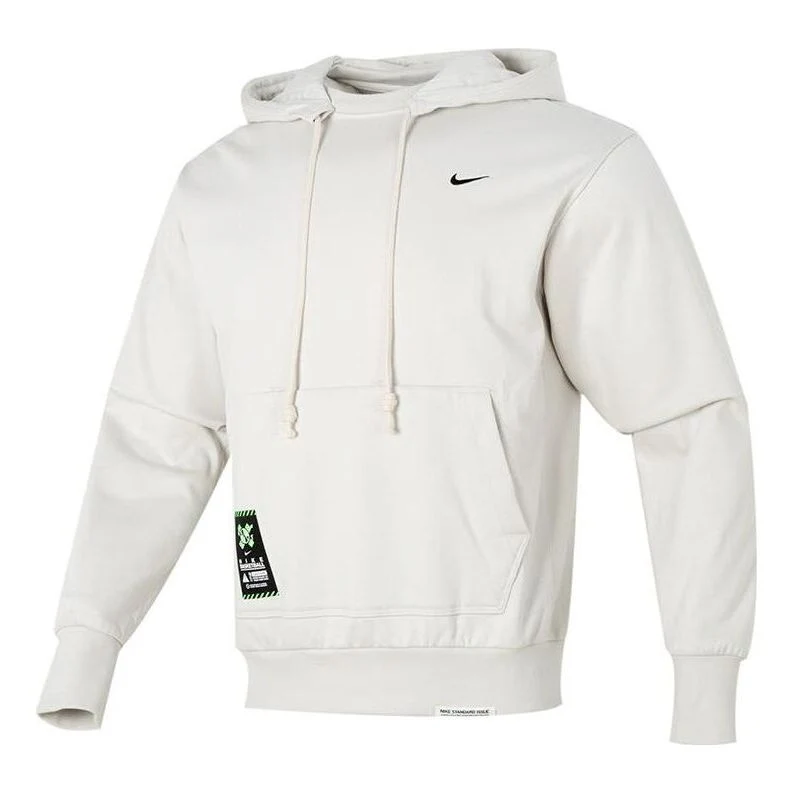 Nike Dri-Fit Logo Hoodie 'White' FV4027-072
