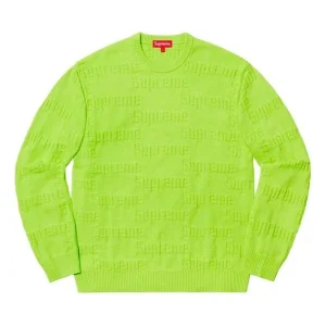 Supreme FW19 Week 4 Raised Logo Sweater Logo SUP-FW19-487