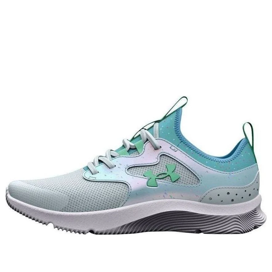 (PS) Under Armour Infinity 2.0 AL Printed Running Shoes 'Halogen Blue Iridescent' 3026167-401