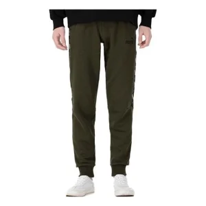 PUMA Ess+ Tape Sweatpants 'Green' 849535-70
