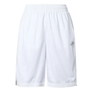 Nike Air x Kim Jones Crossover Reflective Logo Stripe Sports Shorts Asia Edition Unisex White DH6593-100