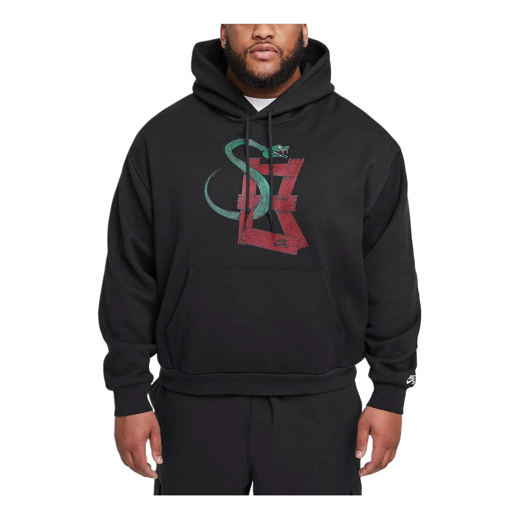 Nike Skate Fleece Pullover Hoodie 'Black' FV7400-010