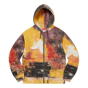Supreme Fire Zip Up Hooded Sweatshirt 'Multi-Color' SUP-FW22-227