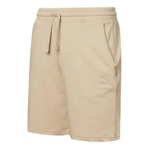 PUMA Logo Shorts 'Beige' 532698-79